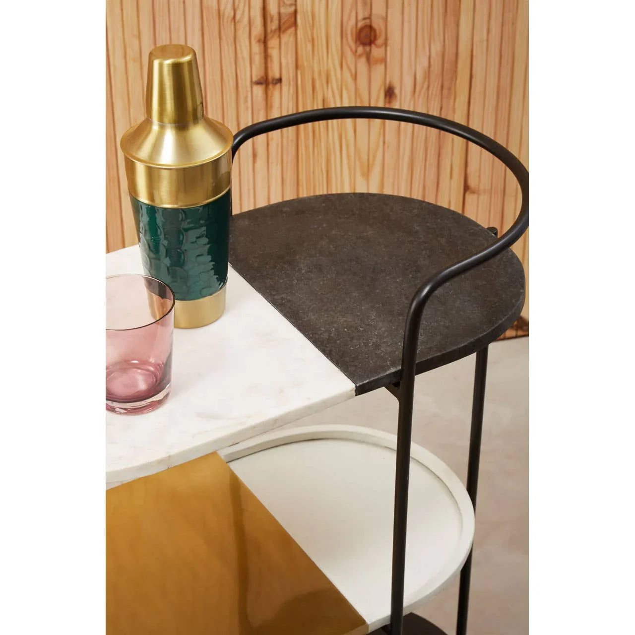 Marble Tiered Trolley