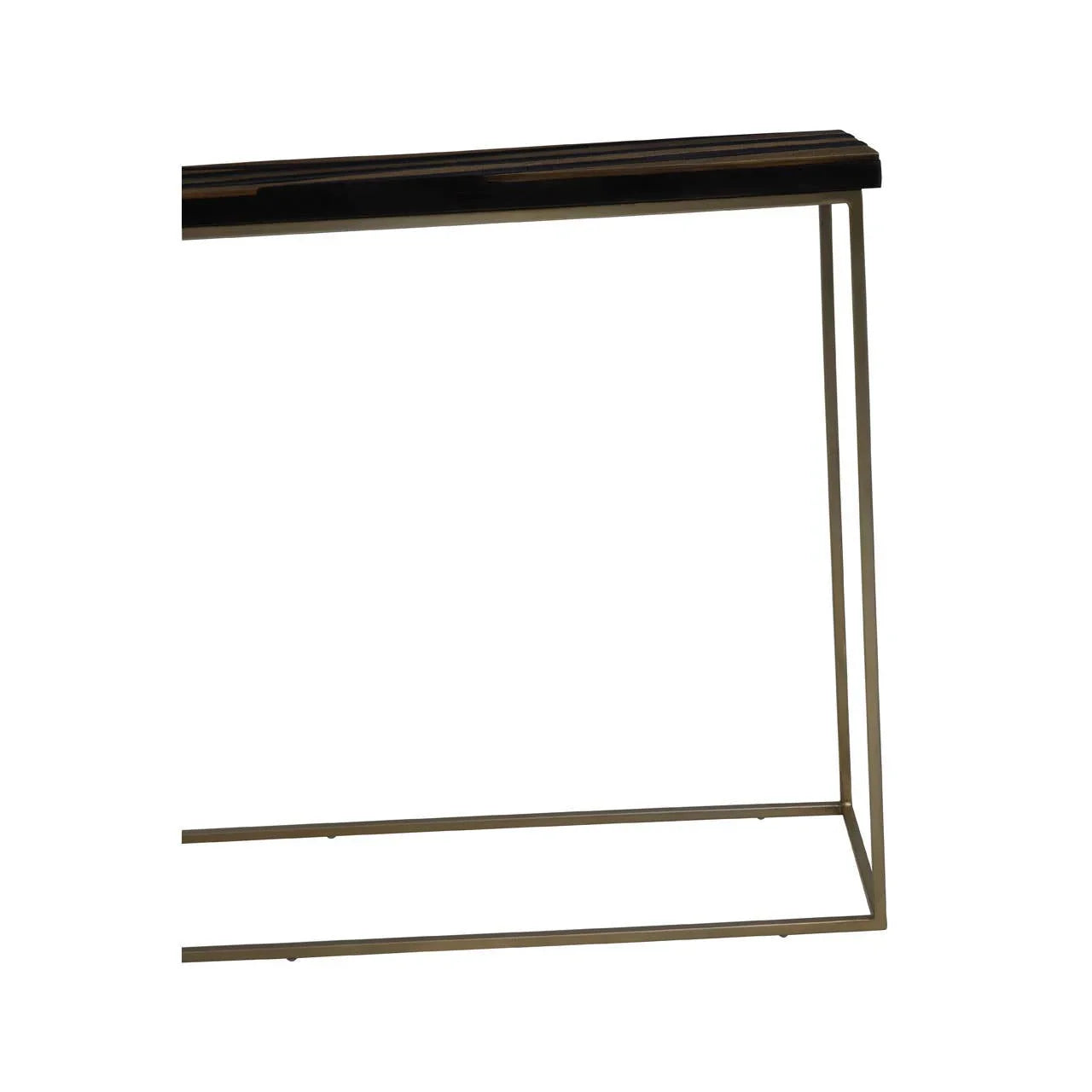 Golden Stripes Acacia Console