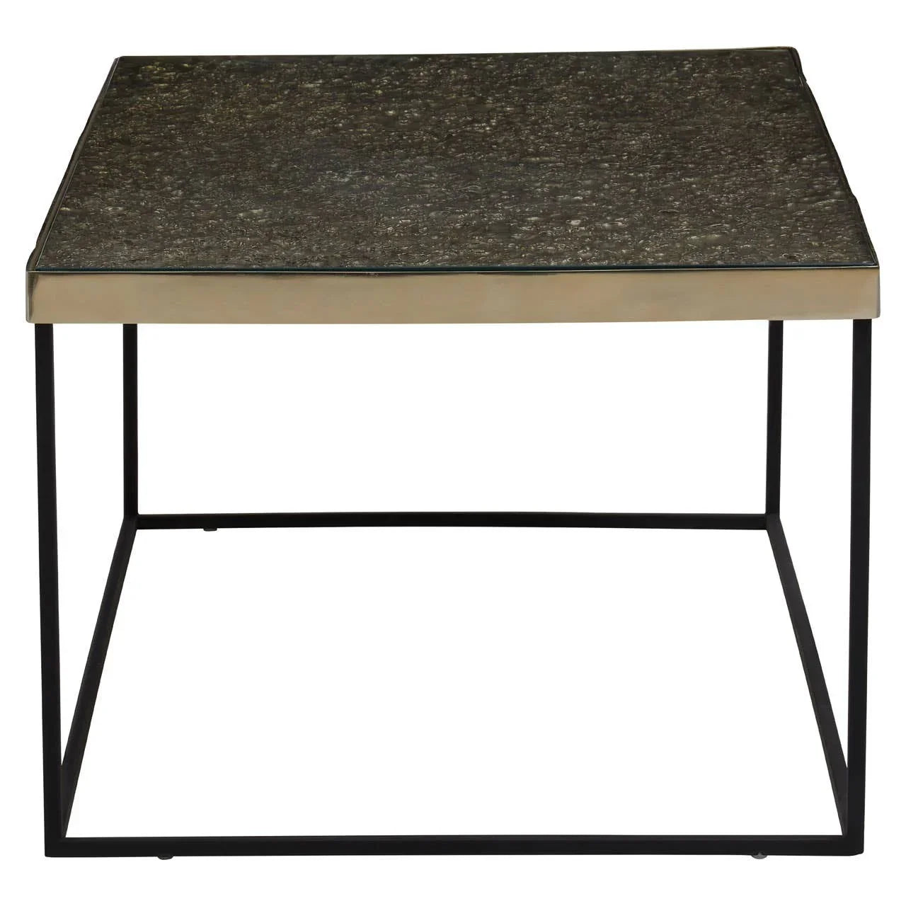 Golden Modern Metal Coffee Table