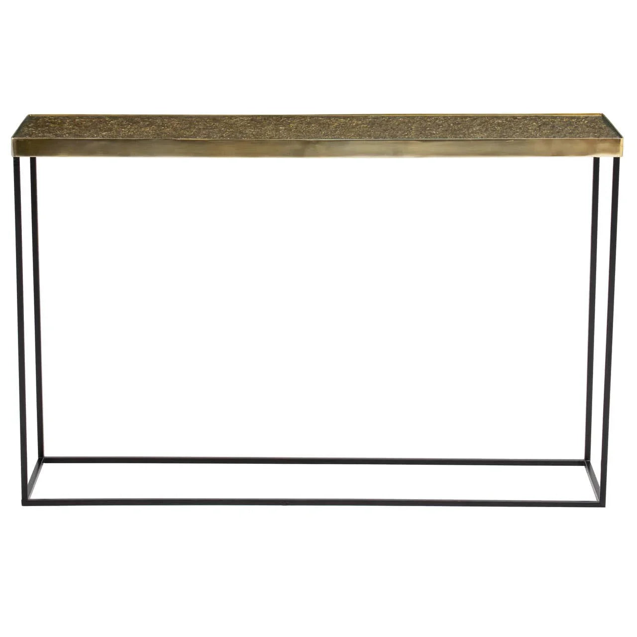 Golden Metal Console Table