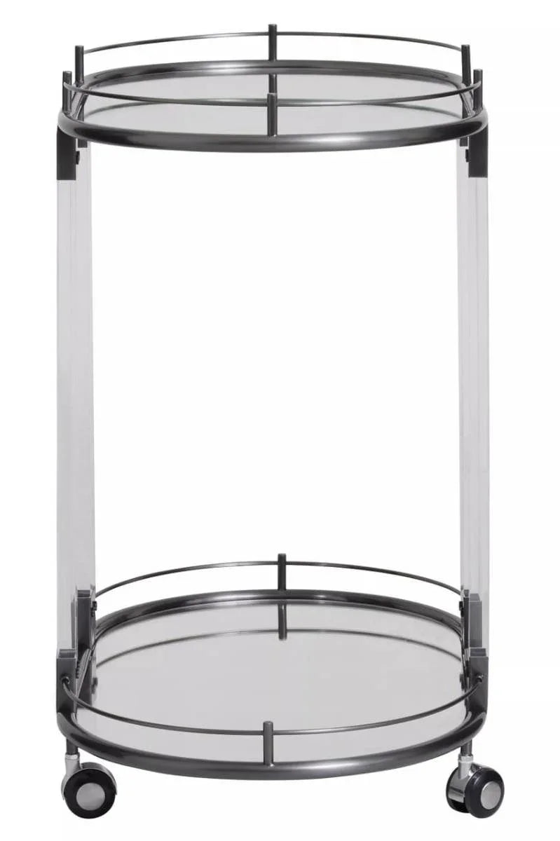 Modern Oval Bar Trolley