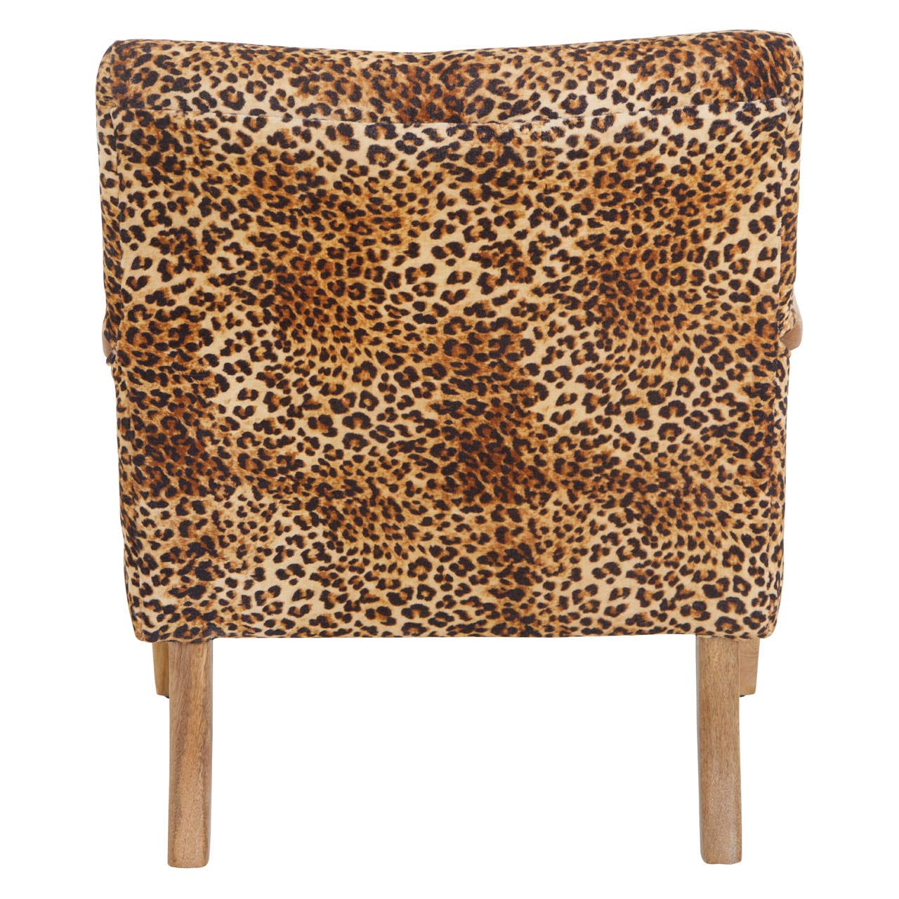 Luxe Leopard Print Accent Chair
