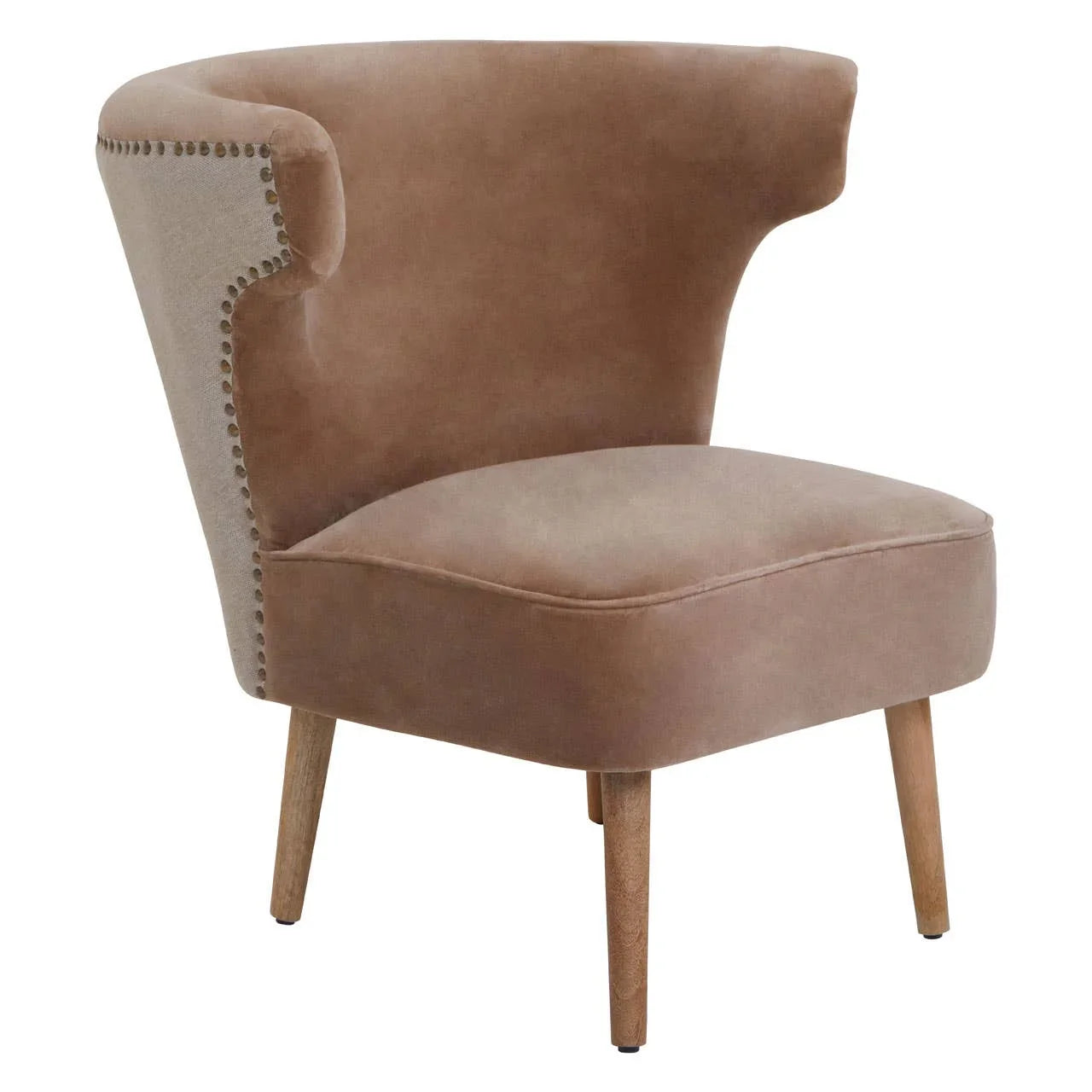 Luxe Dual-Tone Accent Chair