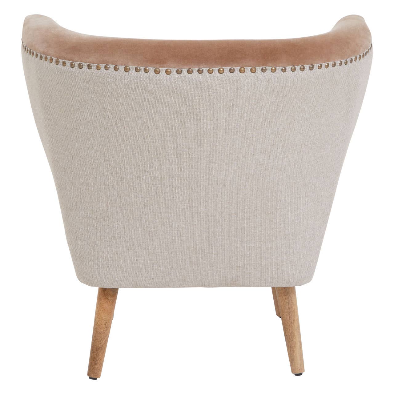Luxe Dual-Tone Accent Chair