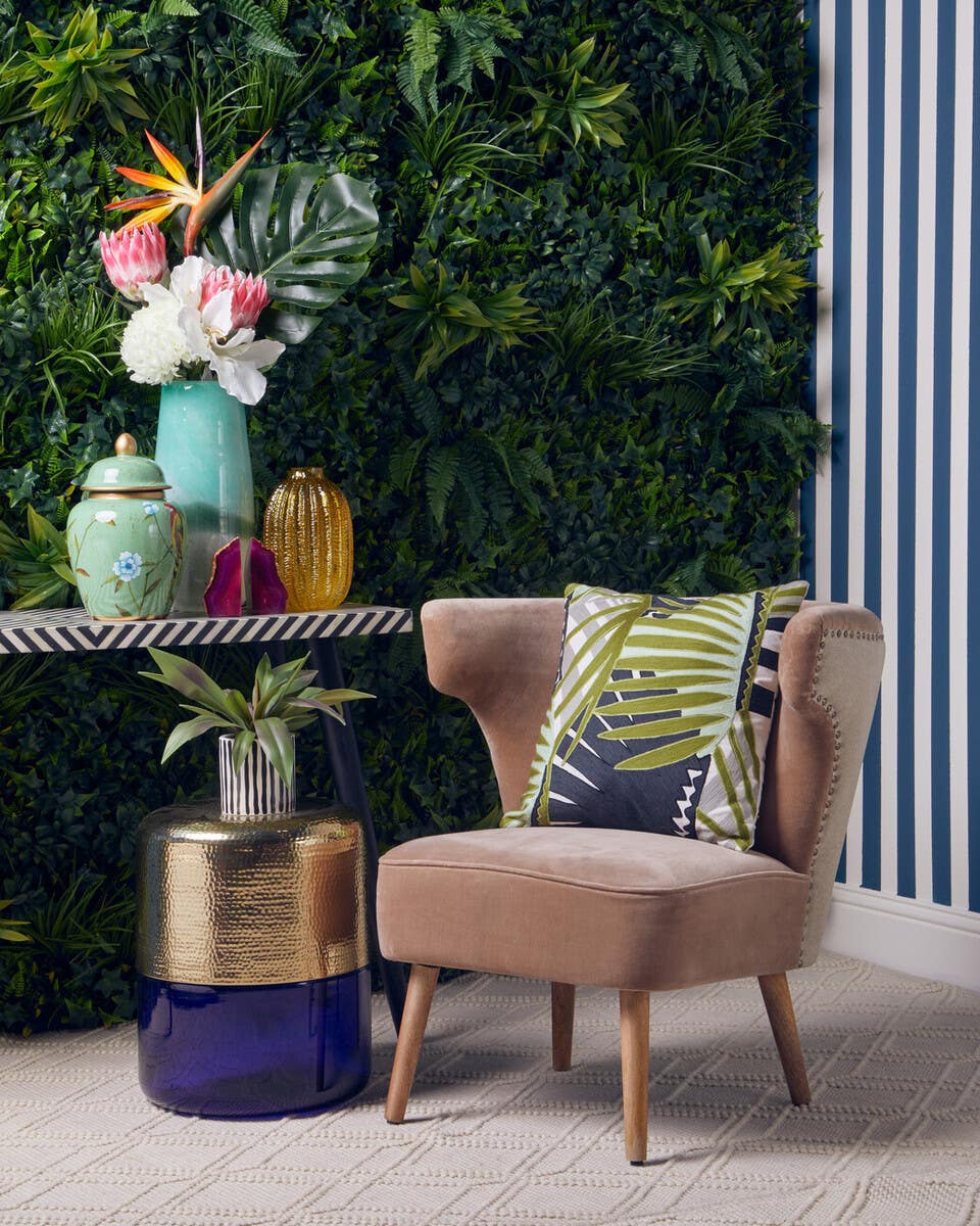 Luxe Dual-Tone Accent Chair