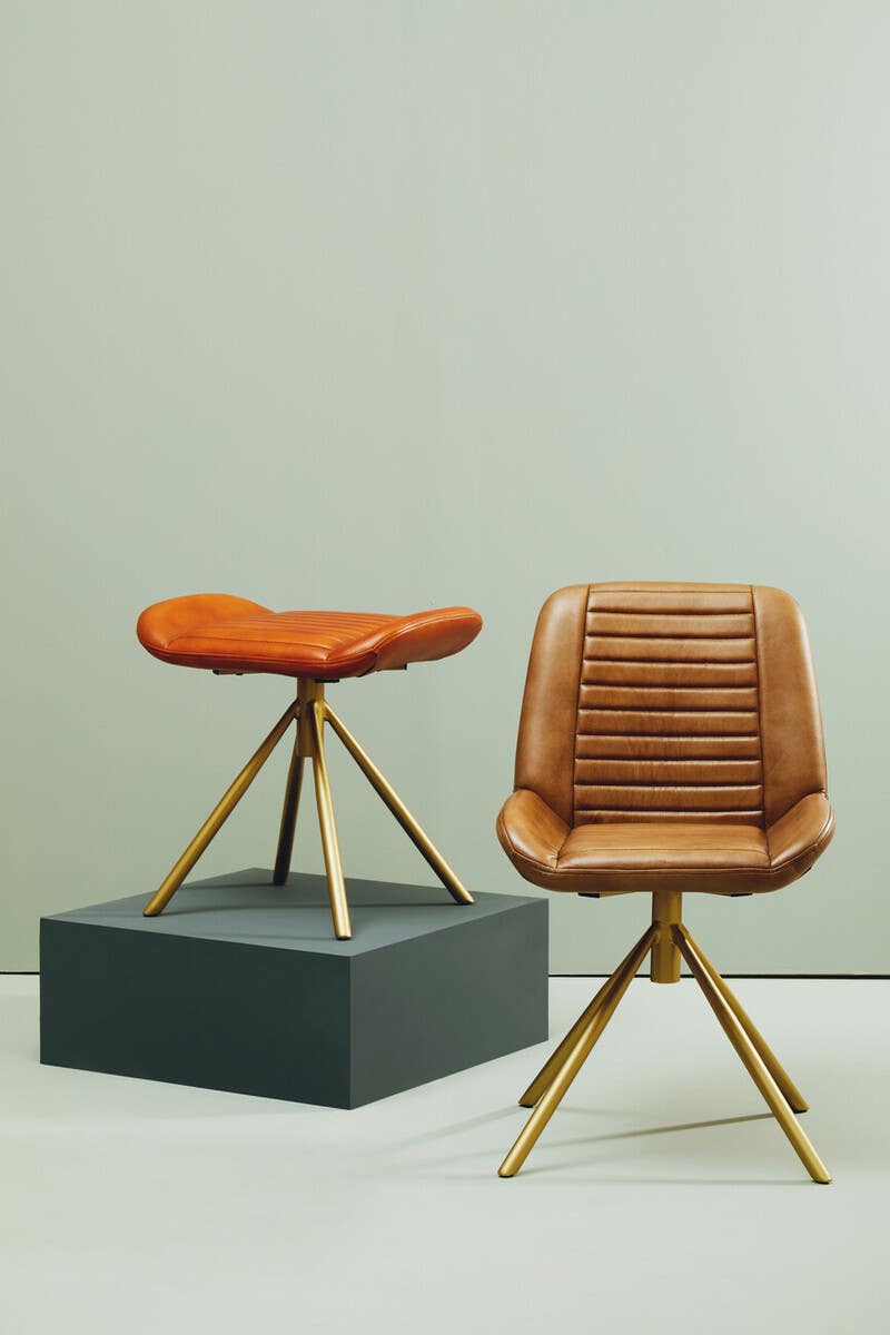 Luxe Leather Accent Chair