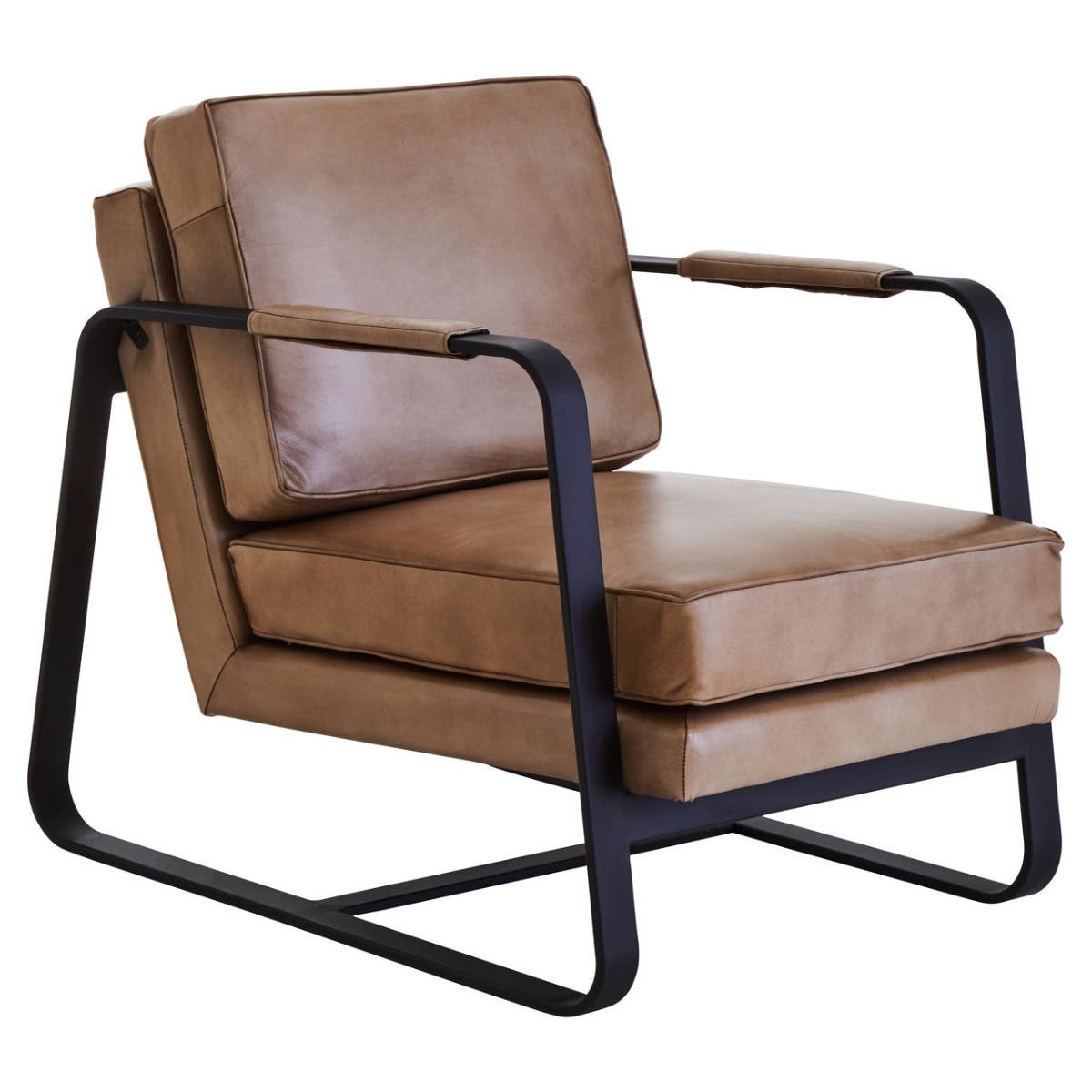 Modern Leather Armchair