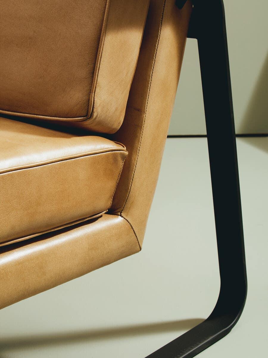 Modern Leather Armchair