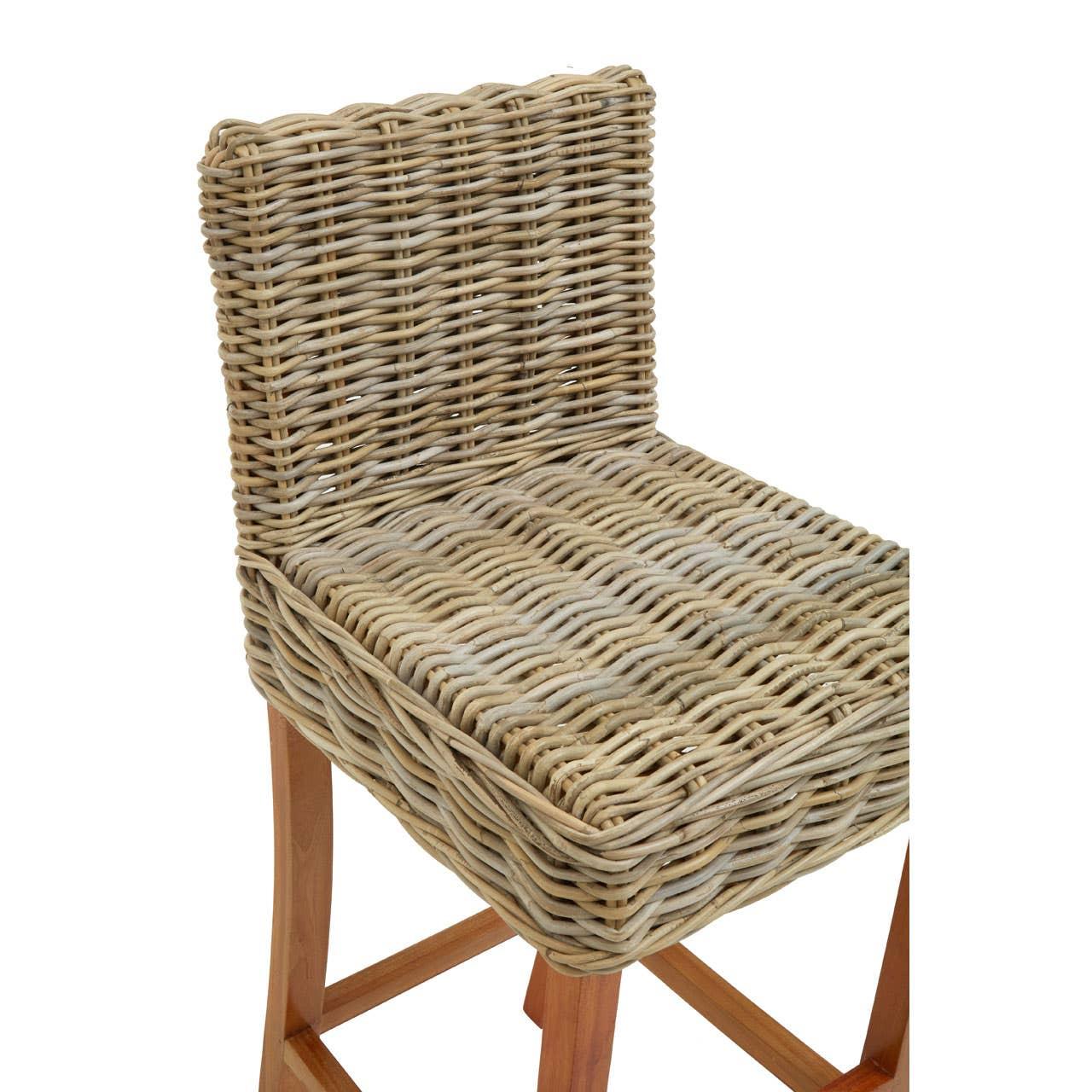 Eco-Friendly Rattan Bar Chair