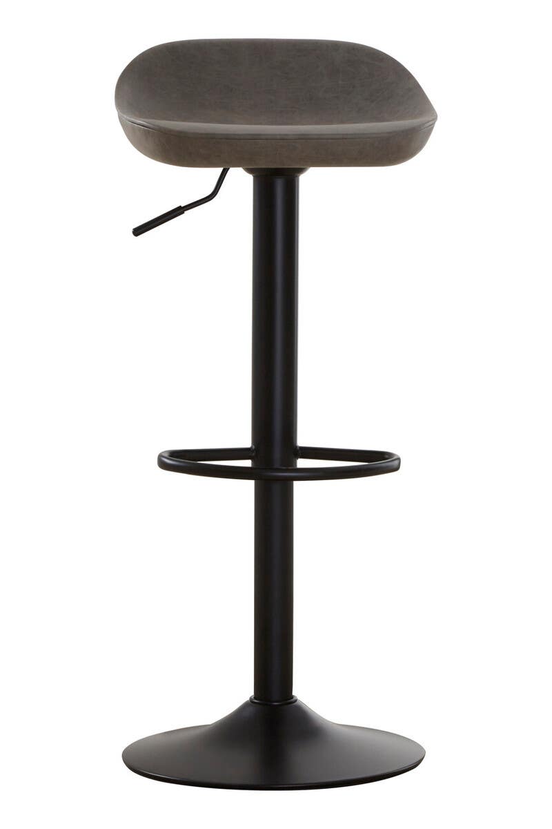 Modern Ash Leather Bar Stools