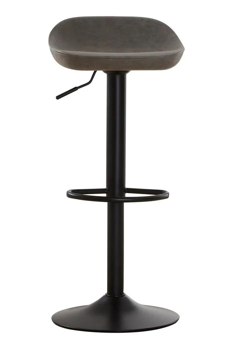 Modern Ash Leather Bar Stools