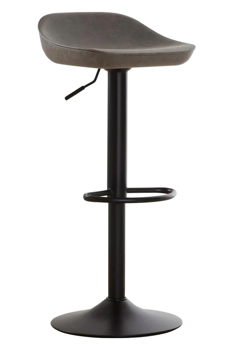 Modern Ash Leather Bar Stools