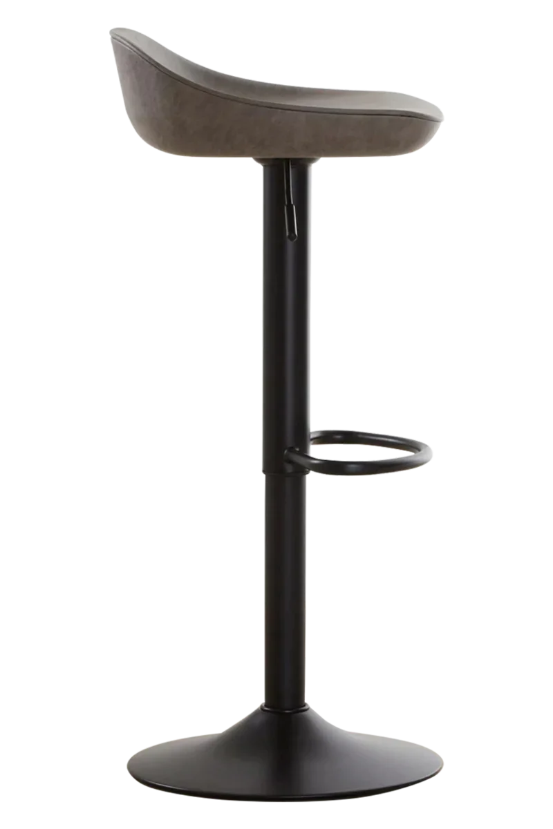 Modern Ash Leather Bar Stools