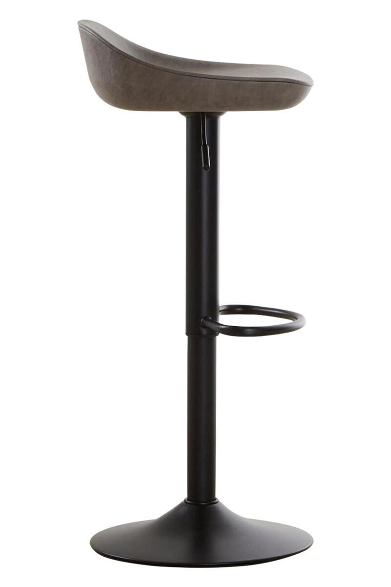 Modern Ash Leather Bar Stools