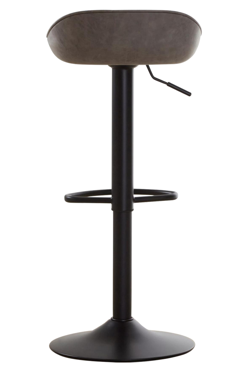 Modern Ash Leather Bar Stools