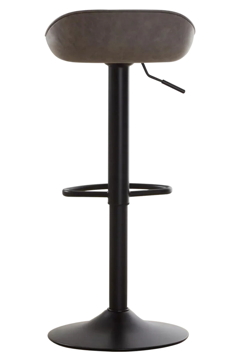 Modern Ash Leather Bar Stools