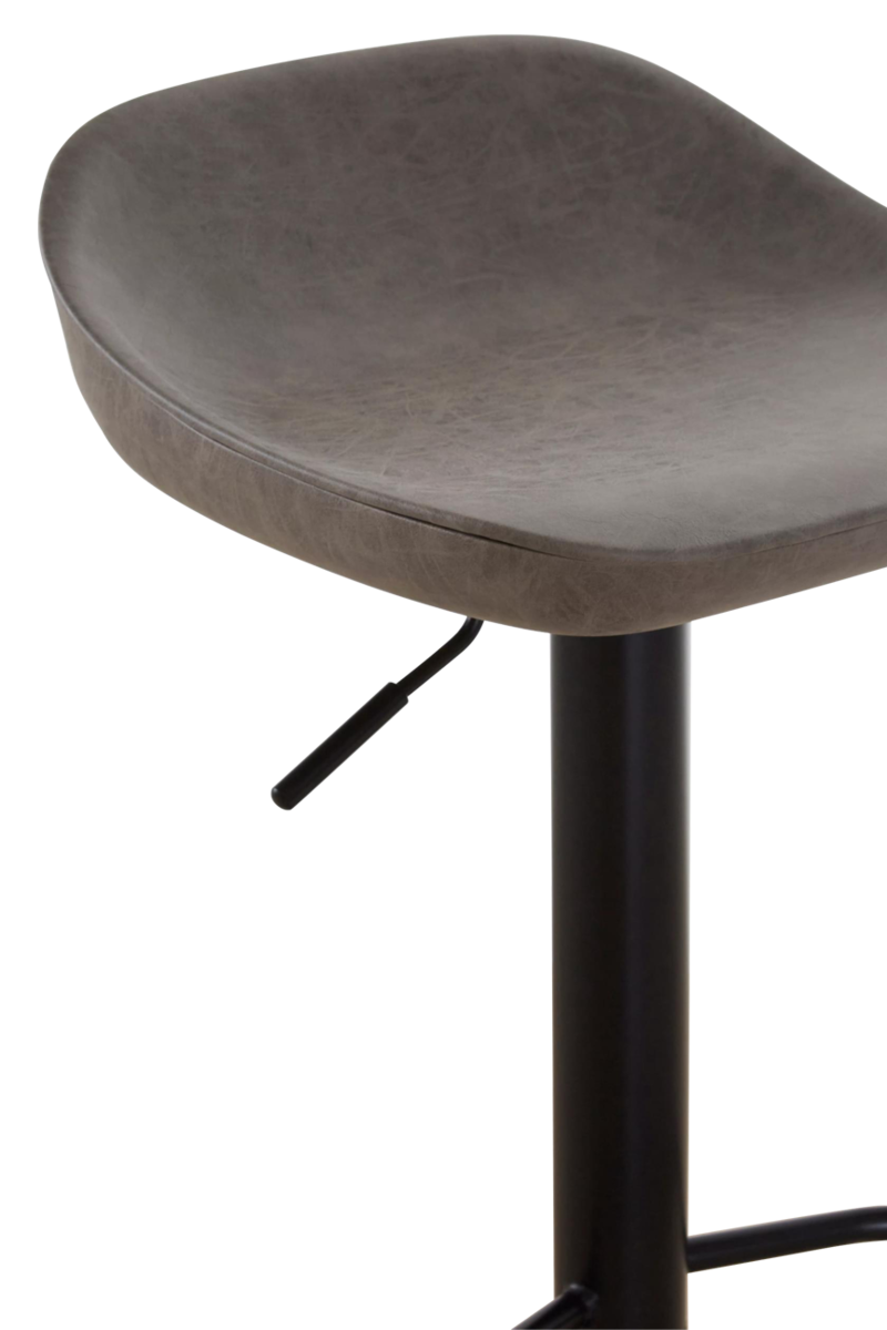 Modern Ash Leather Bar Stools