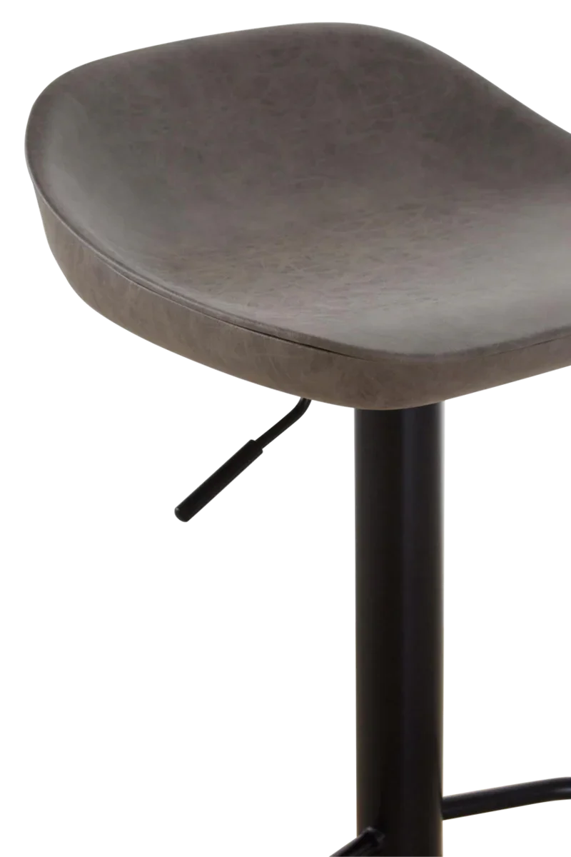 Modern Ash Leather Bar Stools