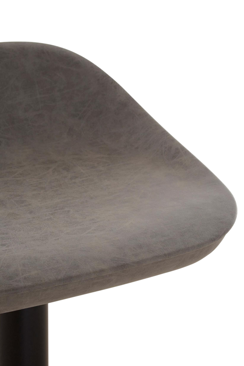 Modern Ash Leather Bar Stools