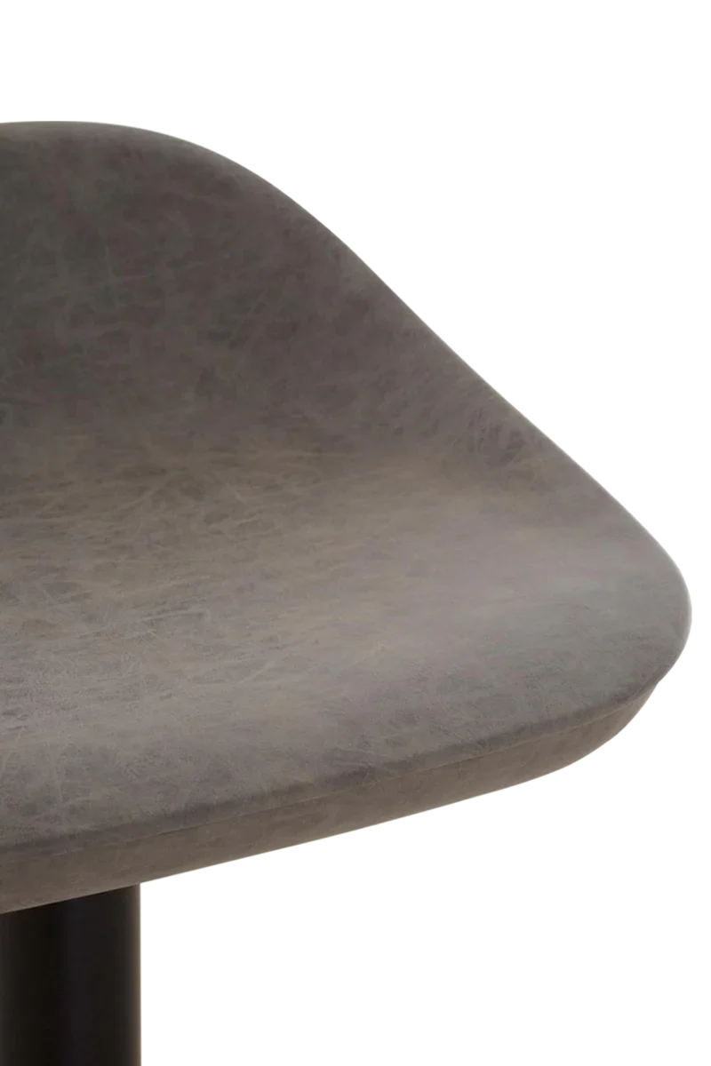 Modern Ash Leather Bar Stools