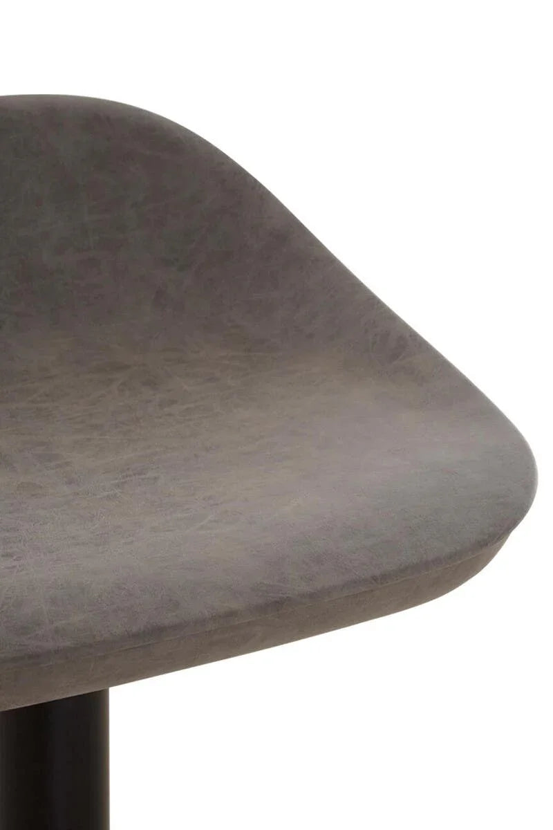 Modern Ash Leather Bar Stools