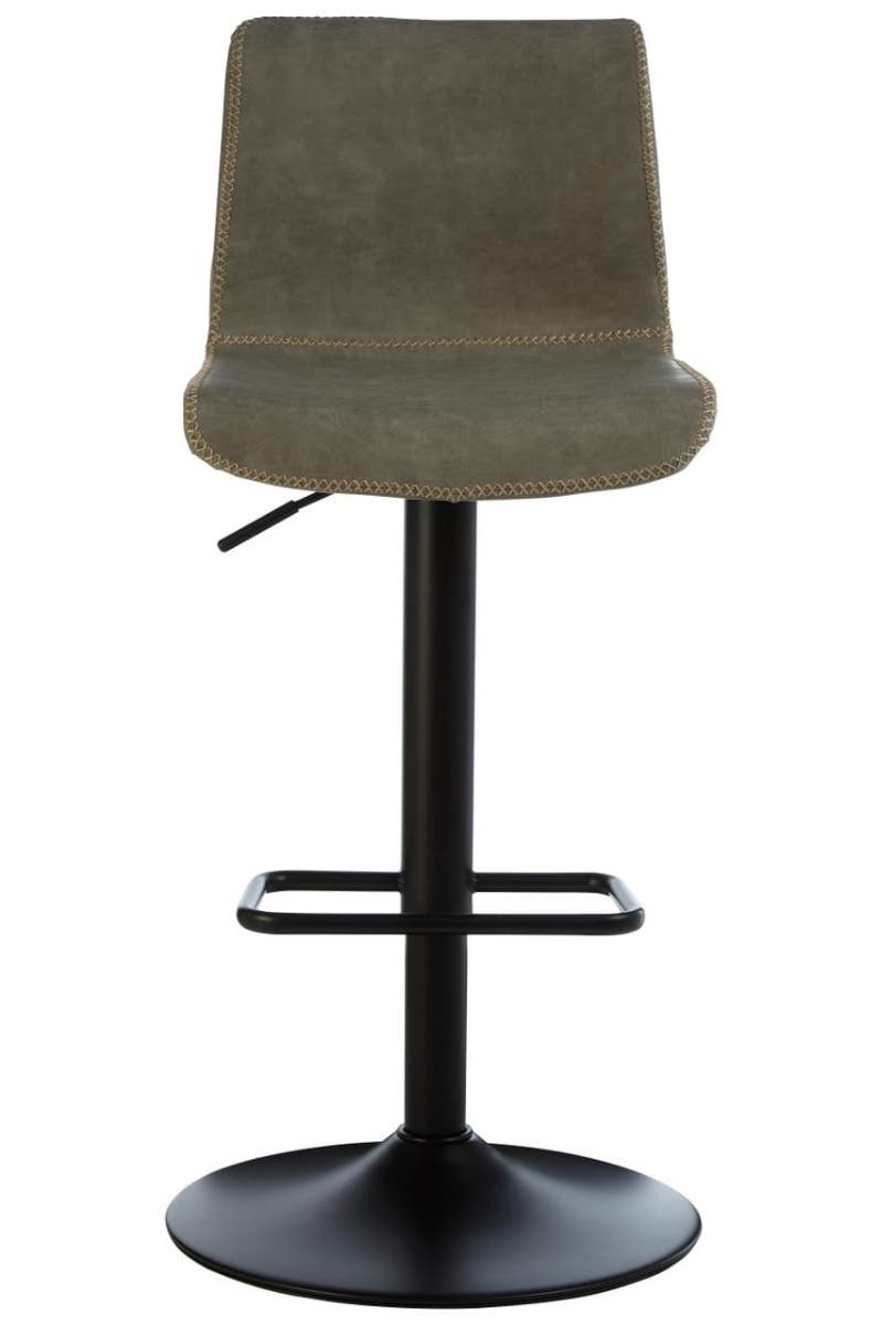 Modern Ash Leather Bar Stools