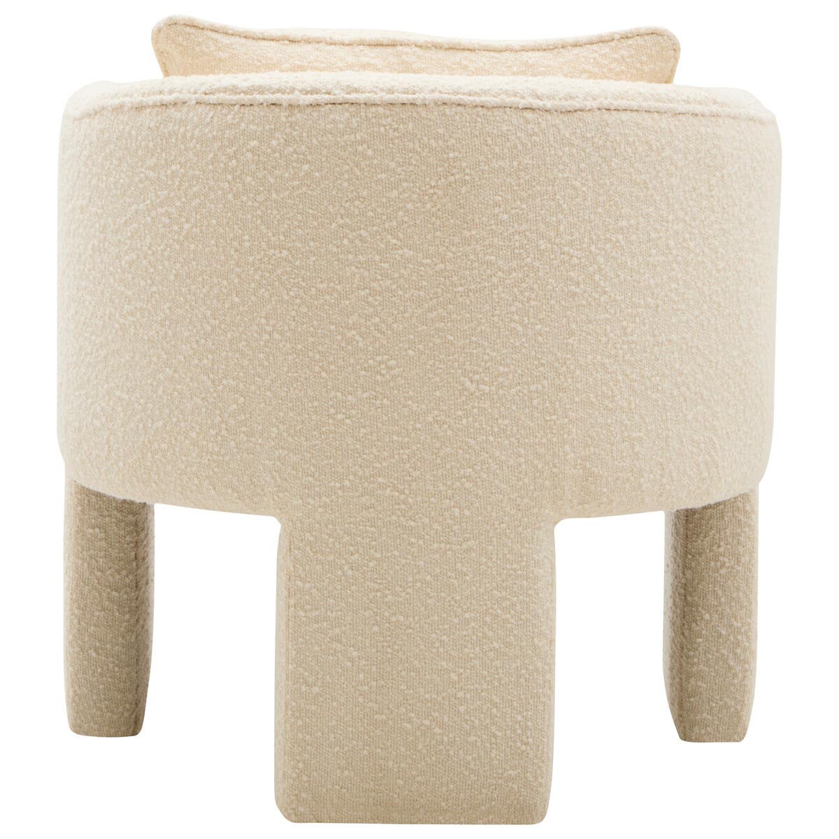 Luxe Ivory Boucle Armchair