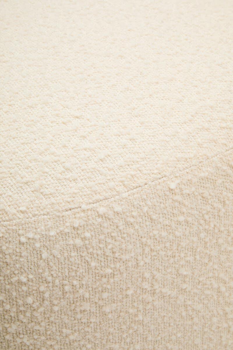 Luxe Ivory Swivel Armchair