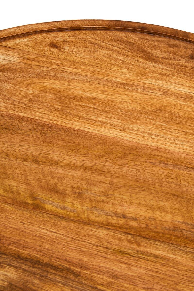 Mango Wood Column Coffee Table