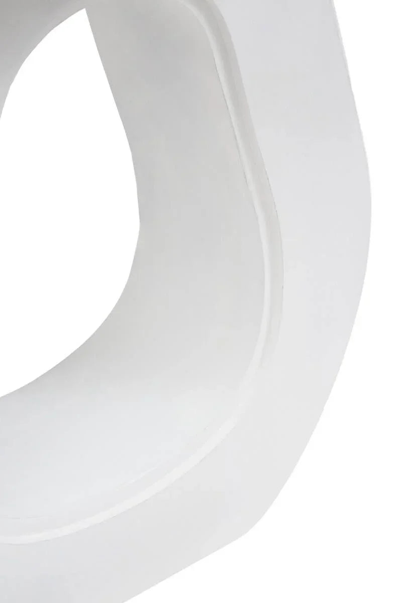 Mango Wood Whitewash Accent Table