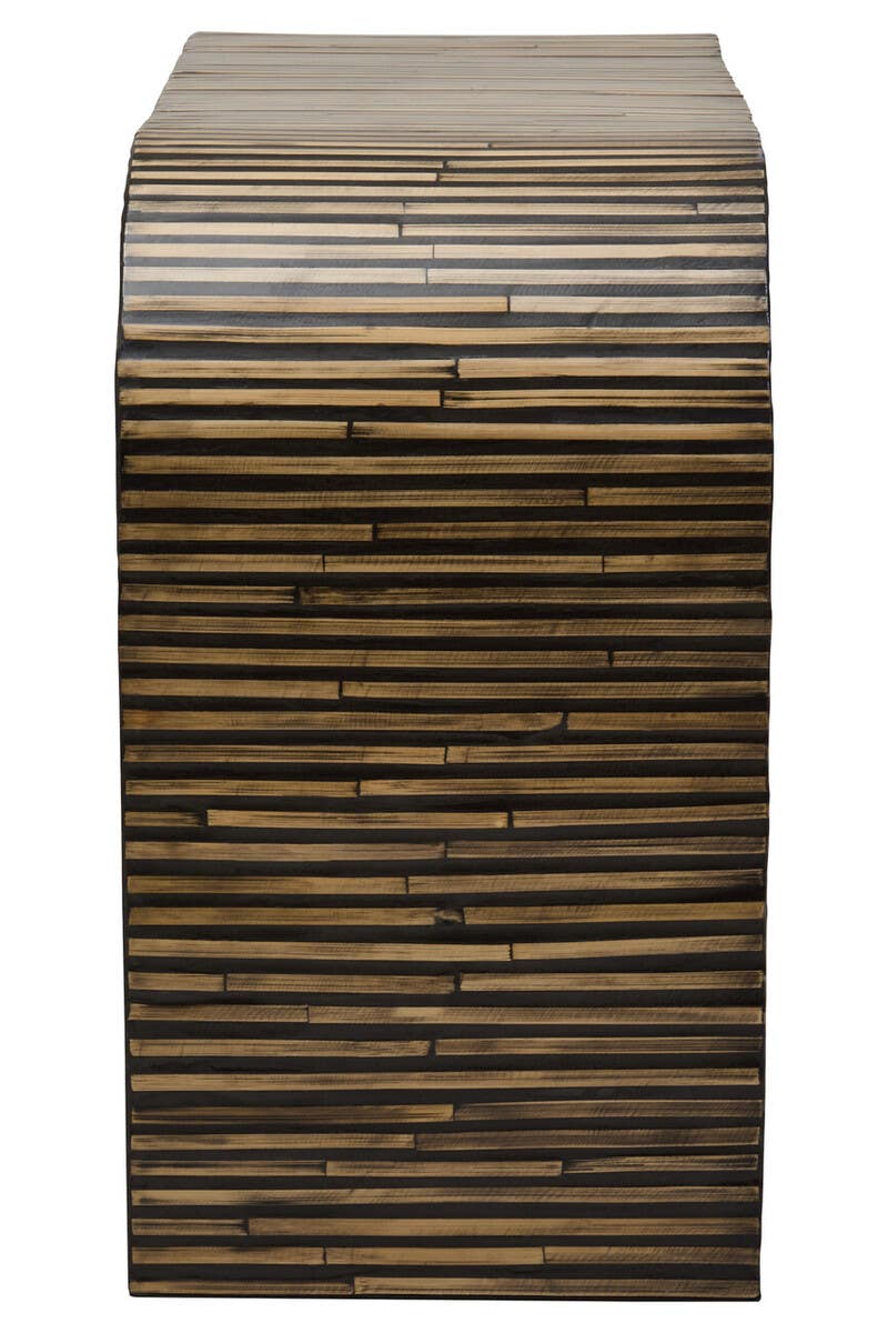 Bamboo Inlay Console Table