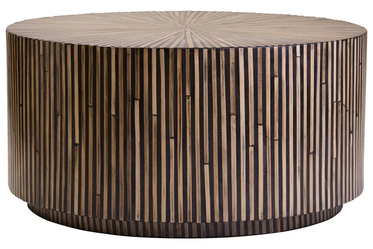 Bamboo Sunburst Coffee Table