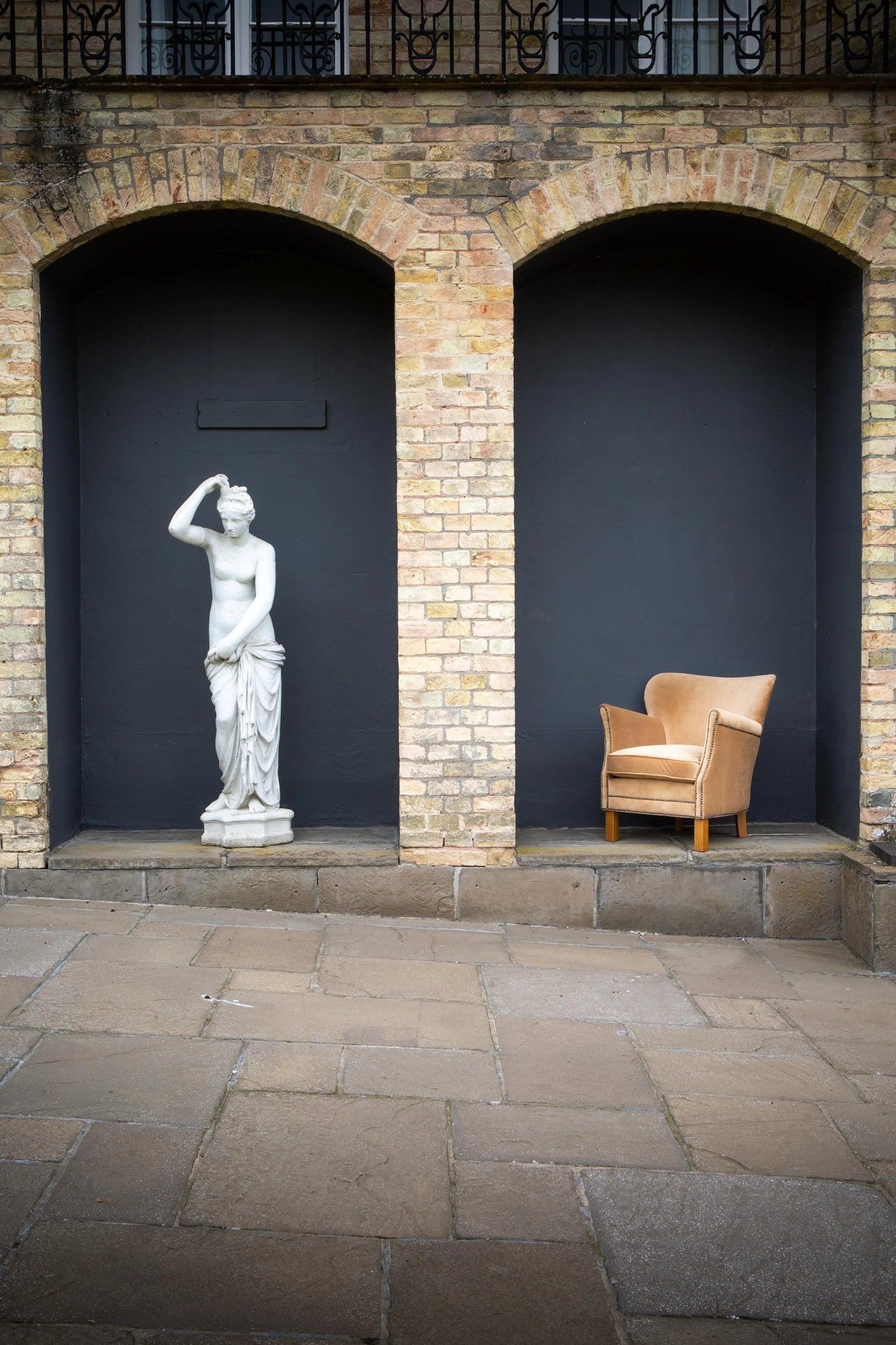 Dean Chair in Butterscotch Velvet Grade Fabric