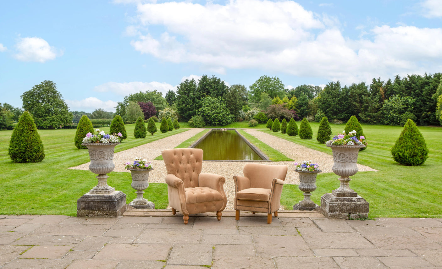 Westminster Armchair in Butterscotch Velvet Grade 1