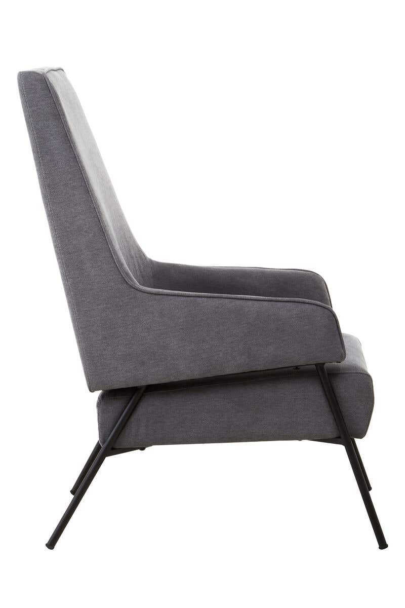 Luxe Ash Velvet Armchair