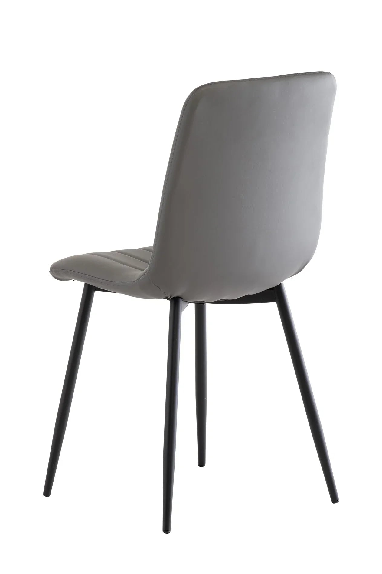 Set of 4 Stylish Grey Dining Chairs for Modern Homes
