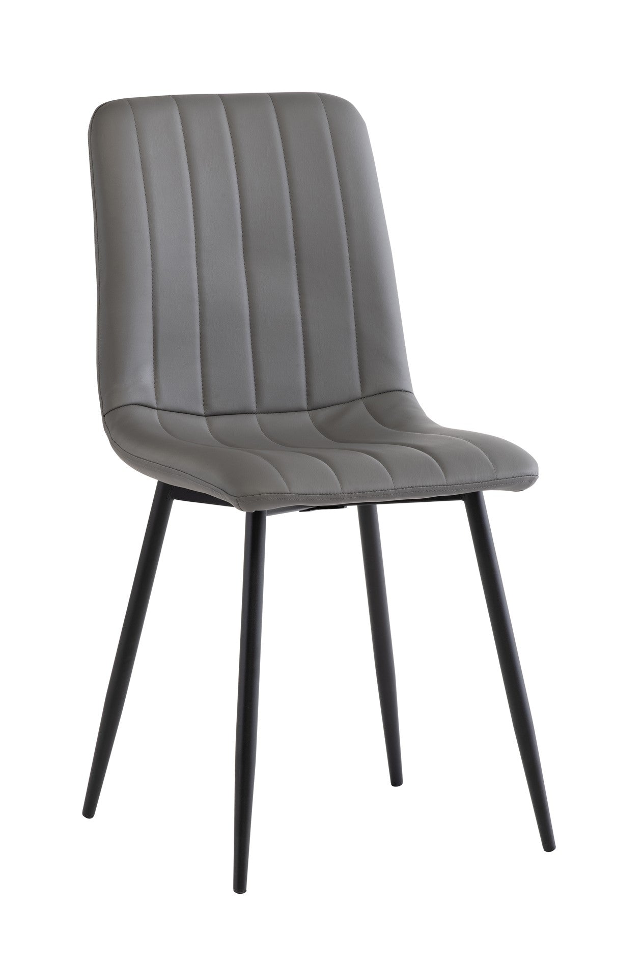 Set of 4 Stylish Grey Dining Chairs for Modern Homes