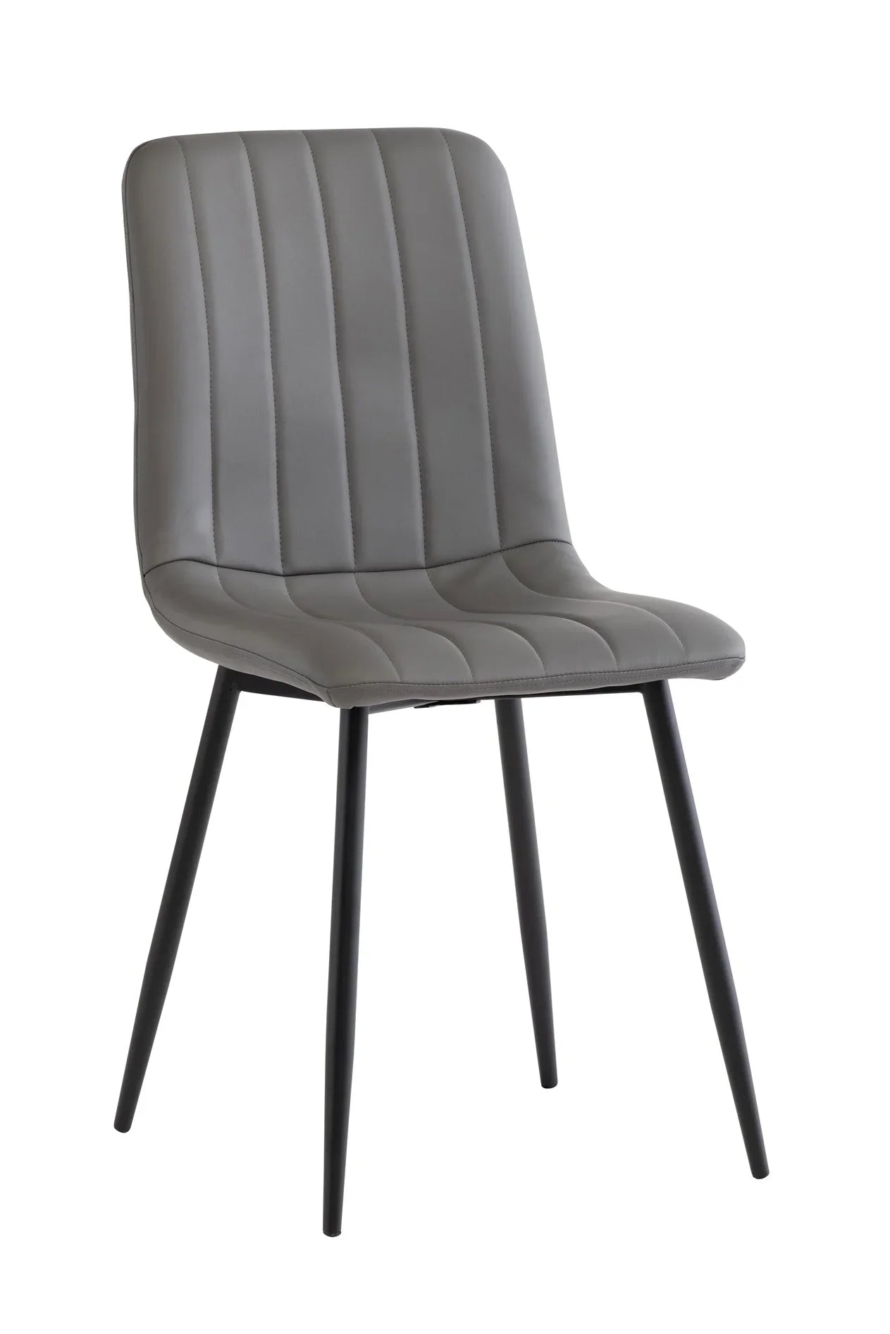 Set of 4 Stylish Grey Dining Chairs for Modern Homes