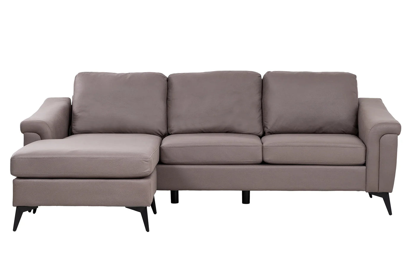 Douglas Corner Sofa-Leather Air-Nutmeg