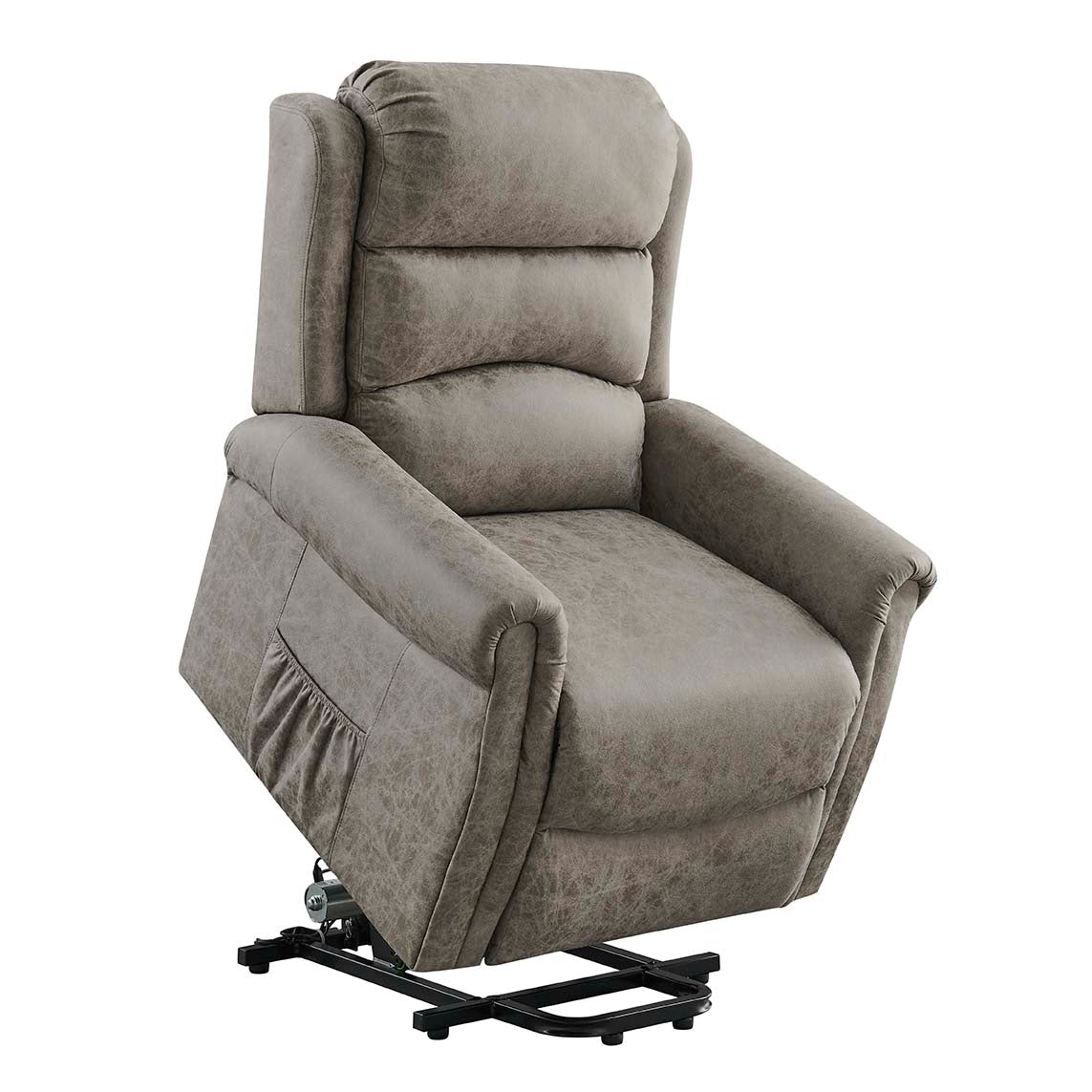 Willis Dual Motor Lift & Tilt Recliner Chair-Truffle Rub Off