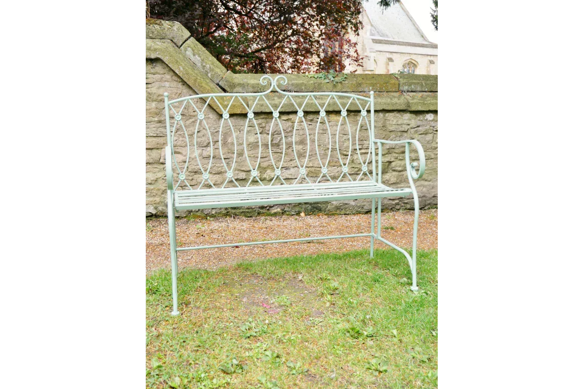 Pistachio Button Bench - 6404