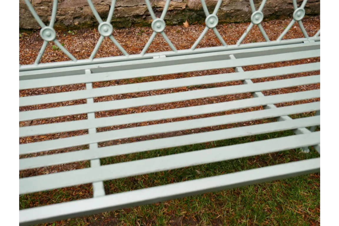 Pistachio Button Bench - 6404