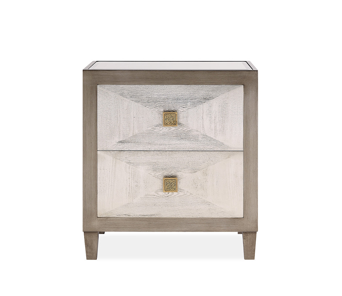 Nova 2 Drawer End Table