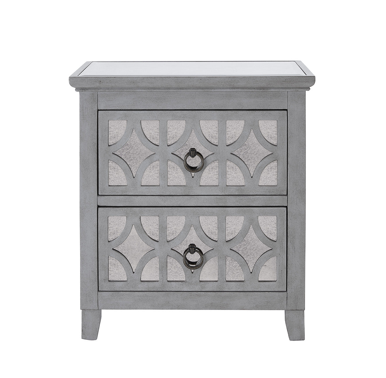Russell 2 Drawer End Table
