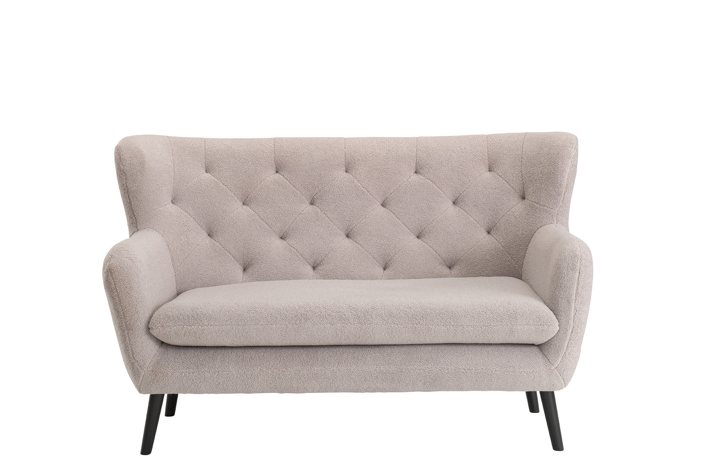Yak 2 Seater Sofa - Short Faux Sheepskin - Grey *special*