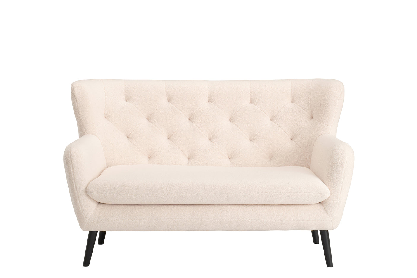 Yak 2 Seater Sofa - Short Faux Sheepskin - White *special*