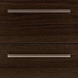 Gianni 2 Drawer End Table - Dark Oak