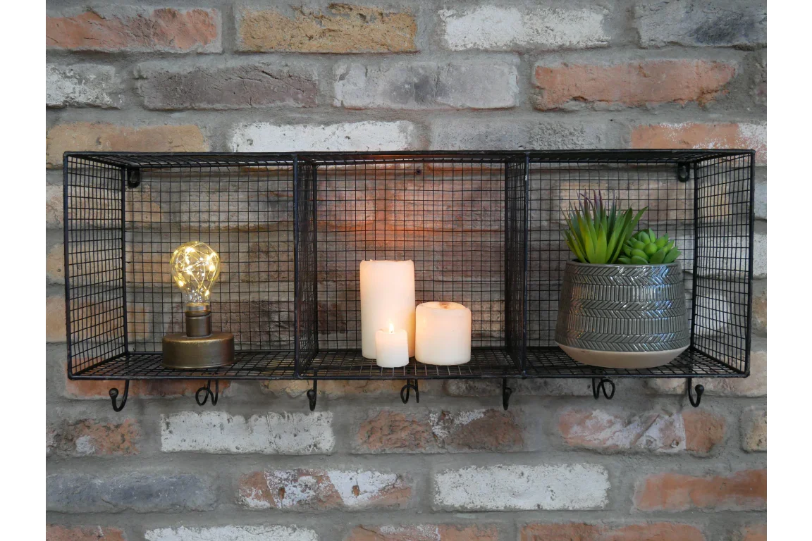 Shelf Unit With Hooks - 6695