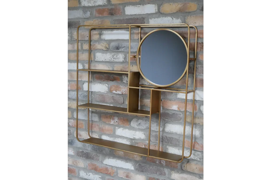 Wall Unit With Mirror - 6733