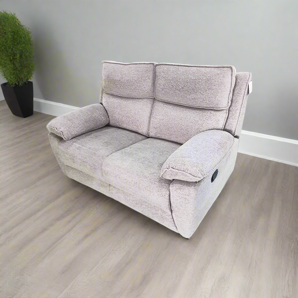 Midtown Recliner 2 Seater Sofa - Light Grey (Special)